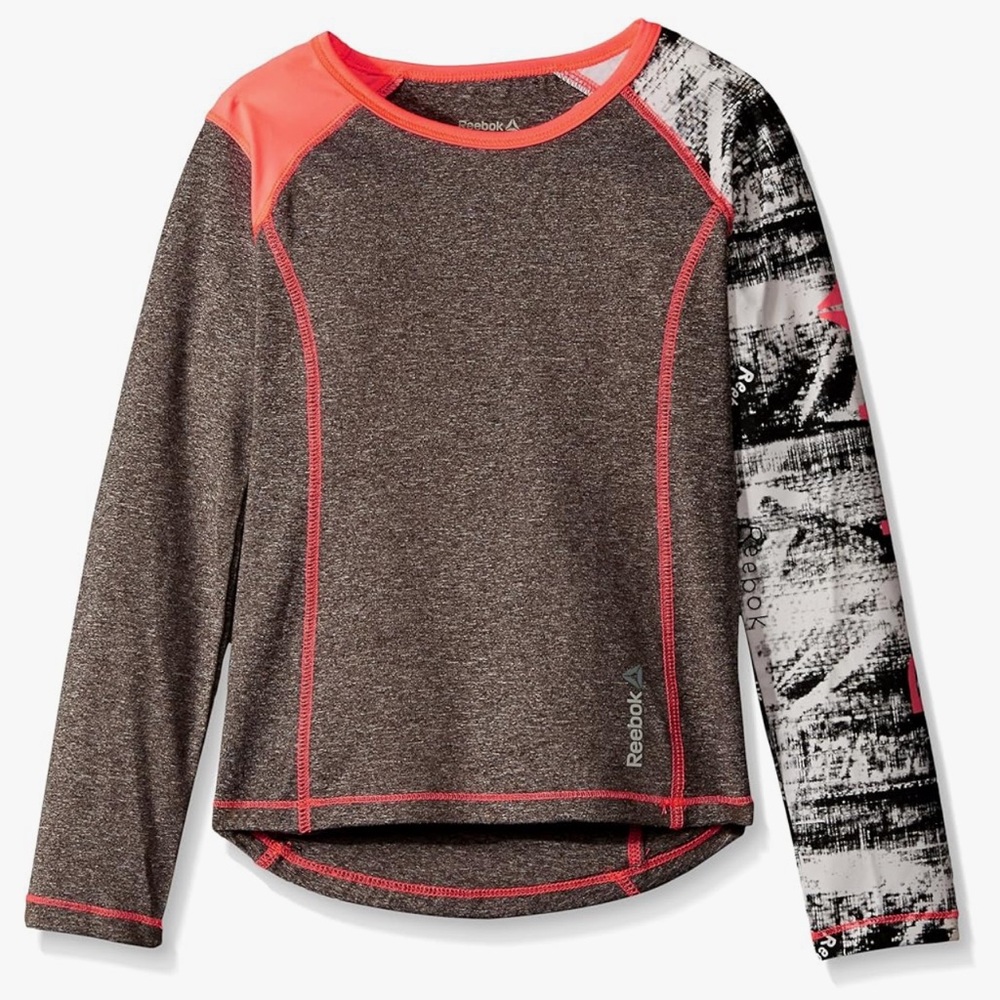 Reebok Camiseta Little Graffiti  long sleeve, size (L) girl